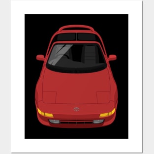 MR2 GT 2nd gen W20 - Red Posters and Art